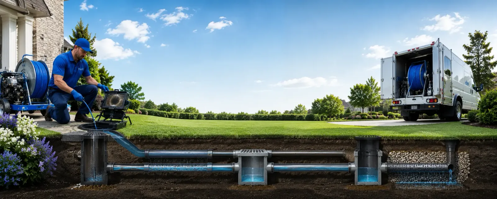 Outdoor drain cleaning information for Zenda, KS